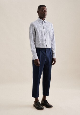SEIDENSTICKER Slim Fit Hemd in Blau