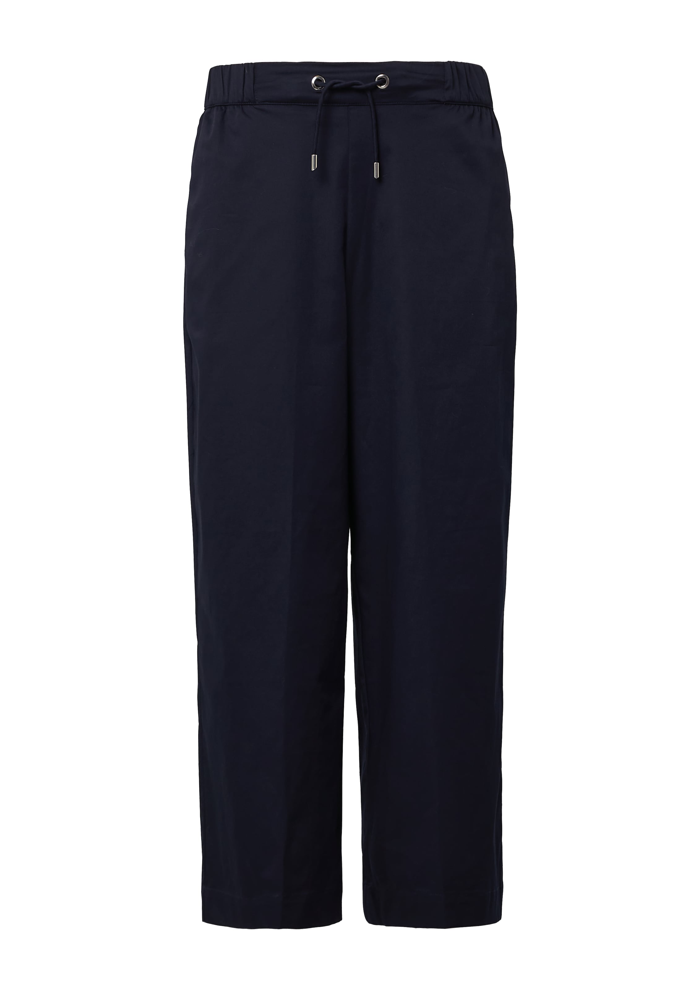 s.Oliver BLACK LABEL Wide leg Broek in Blauw: voorkant