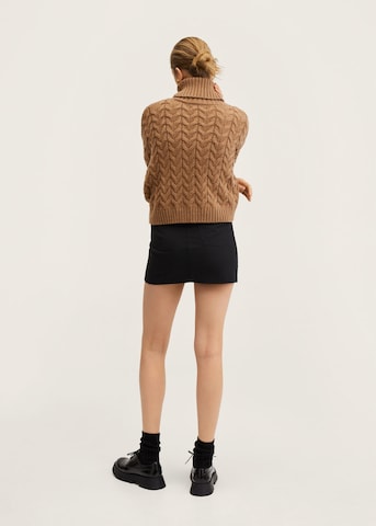 MANGO Sweater 'calera' in Brown