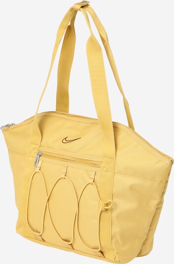 NIKE Sac de sport en moutarde, Vue avec produit