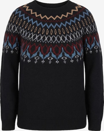 Pull-over Ulla Popken en noir : devant