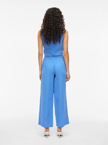 VILA Wide leg Broek 'VILania' in Blauw
