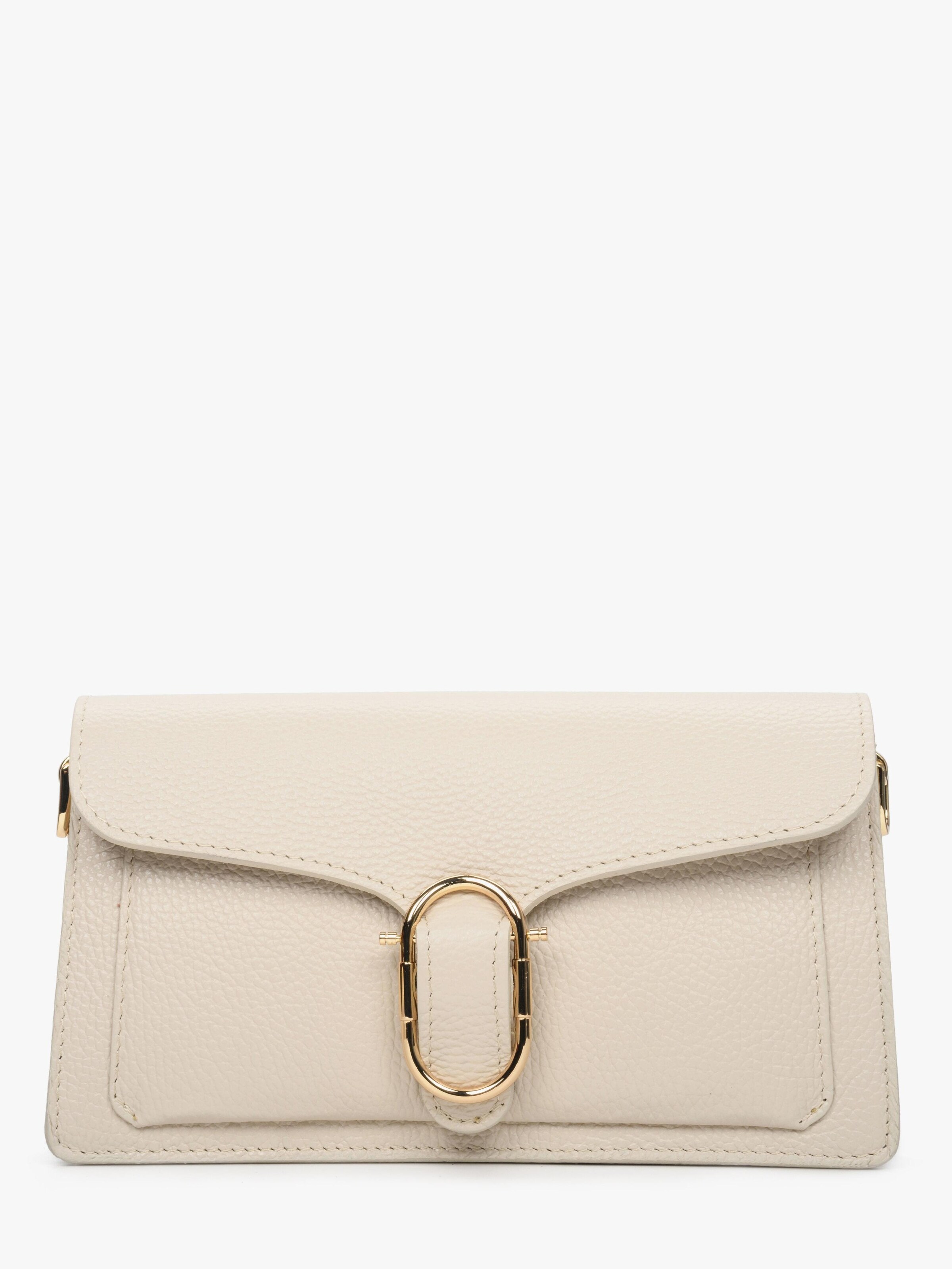 Estro Schoudertas '837' in Beige: voorkant
