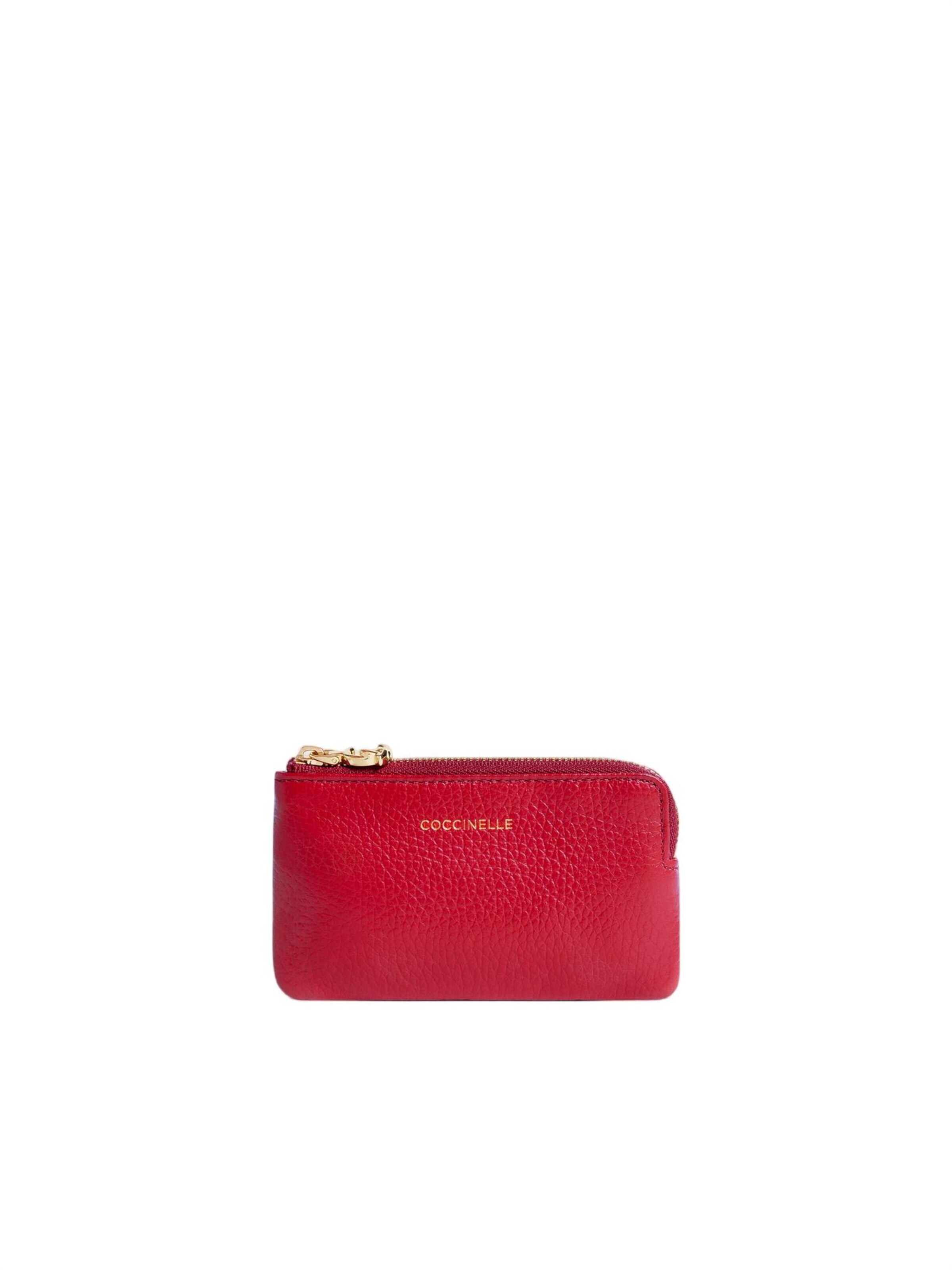 Coccinelle Portemonnee 'COCCINELLE C-Me 6' in Rood: voorkant