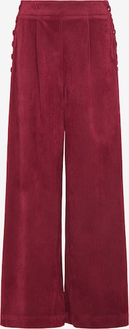 Pantalon IZIA en rouge : devant