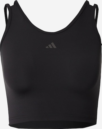 ADIDAS PERFORMANCESportski top 'Hiit Heat.Rdy ' - crna boja: prednji dio