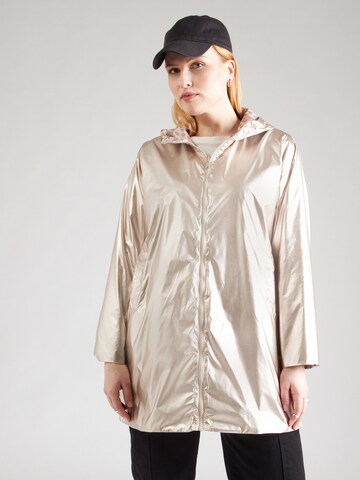 ONLY Carmakoma Prehodna jakna 'CARFRY' | zlata barva: sprednja stran