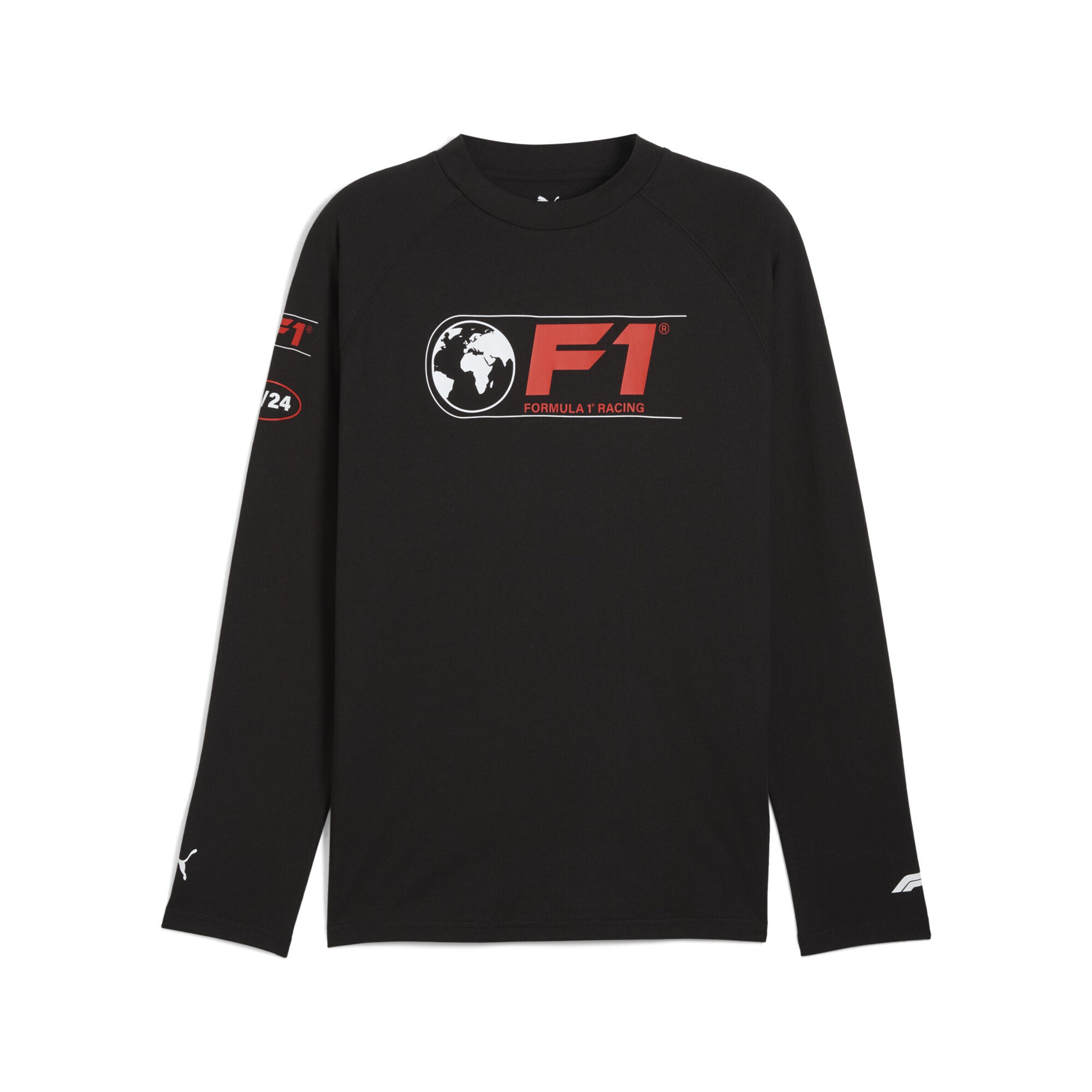 PUMA Performance shirt 'F1' in Black: front