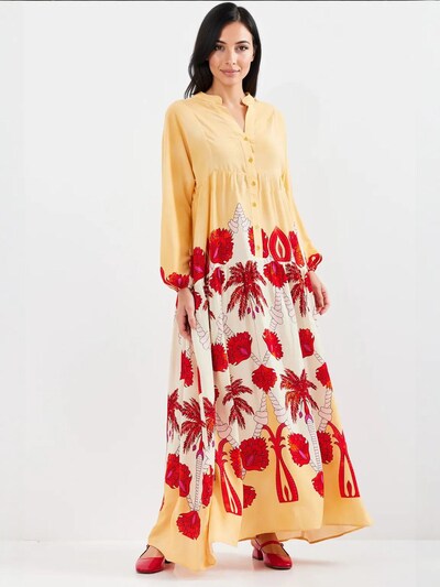 Bigdart Robe 'Maxi' en 36 en mélange de couleurs, Vue avec produit