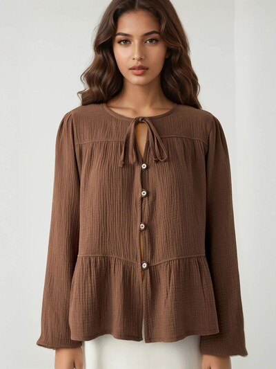 Hiccup Blouse 'Blusen' in XS in Brown, Item view