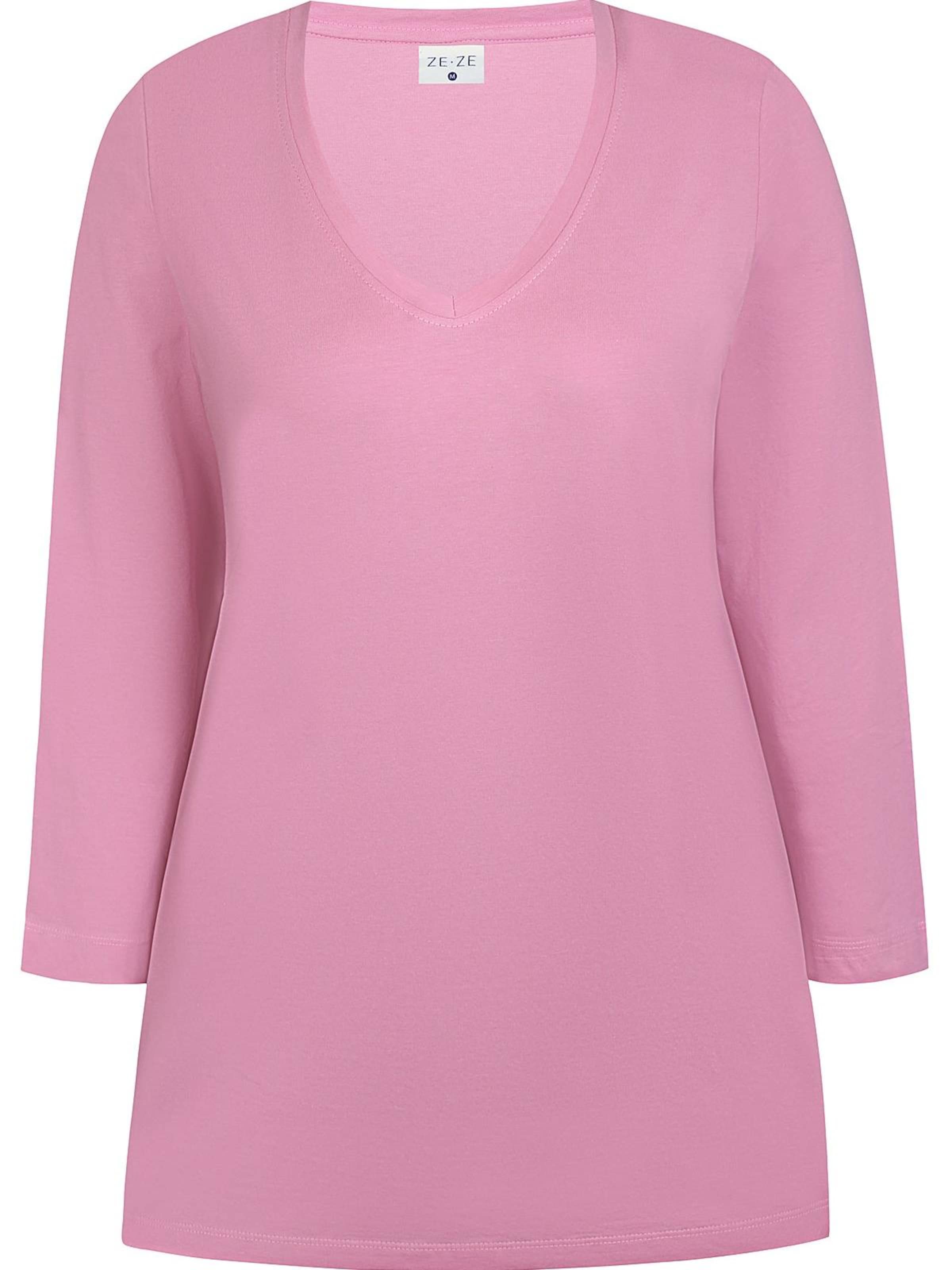 ze-ze Shirt 'Catja 014'‌ in Pink: Vorderseite