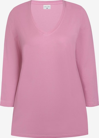 ze-ze Shirt 'Catja 014' in Pink: Vorderseite