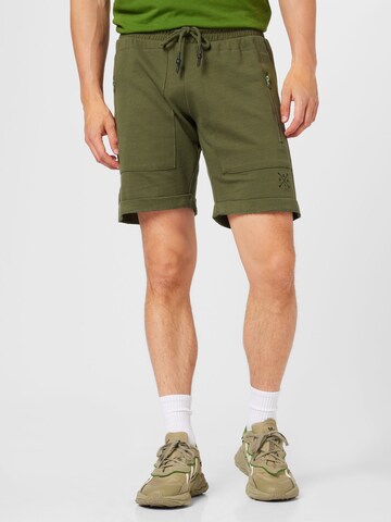 Regular Pantalon 'LAKE' Key Largo en vert : devant