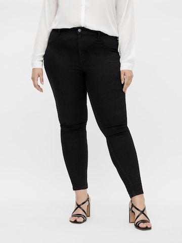 EVOKED Skinny Jeans 'Ana' in Zwart: voorkant