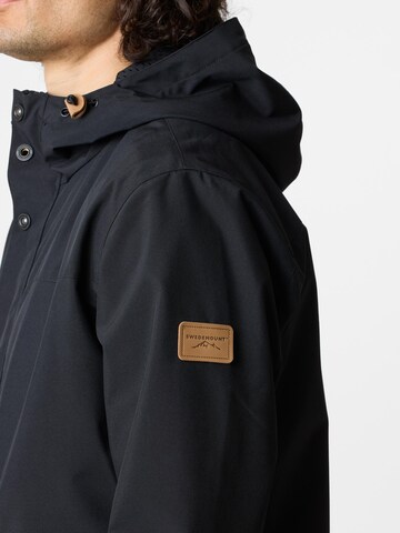 SWEDEMOUNT Outdoor jacket 'Sarek' in Black