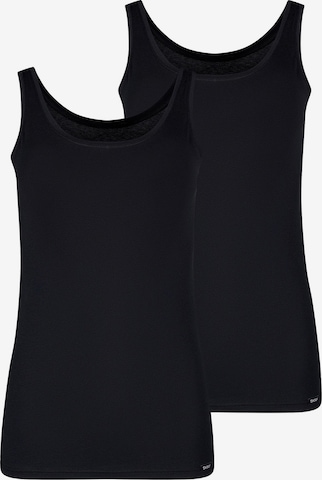 Haut ' Cotton Essentials ' Skiny en noir : devant