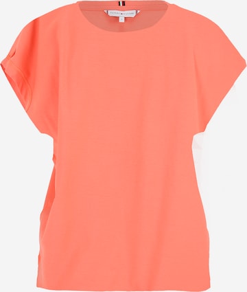T-shirt TOMMY HILFIGER en orange : devant