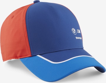 PUMA Athletic Cap 'BMW' in Blue: front