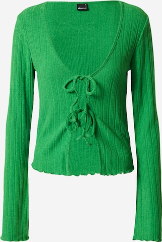 Cardigan 'Mina' Gina Tricot en vert : devant