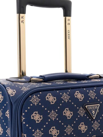 GUESS Walizka 'Guess Valise Silia Navy Logo Trolley' w kolorze niebieski