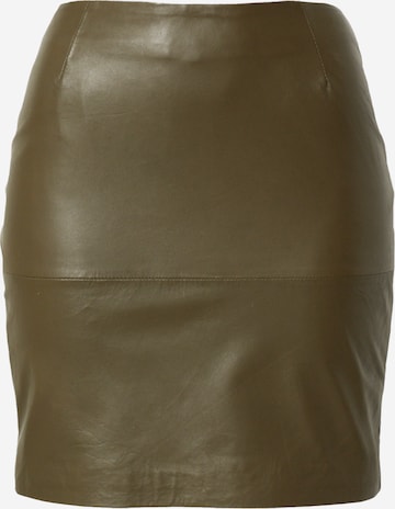 ICHI Skirt 'DARINA' in Brown: front