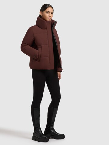 khujo Winterjas 'Rinja2 Matt' in Rood