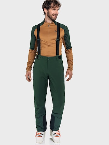 Regular Pantalon outdoor 'Pine' Schöffel en vert : devant