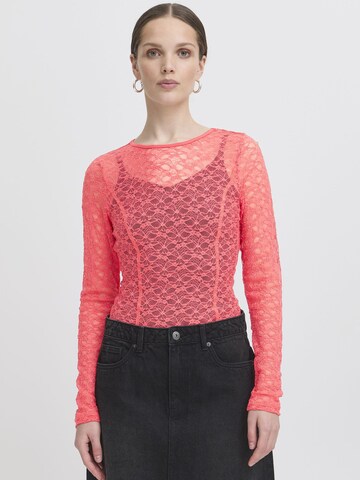 Felpa ' IXLACEY ' di ICHI in rosso