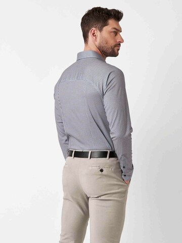 DESOTO Slim fit Button Up Shirt in Blue