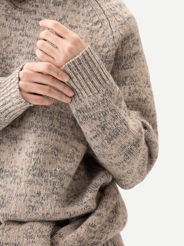 GOBI Cashmere Pullover 'Unisex Mouline Cashmere Sweater'‌‌‌‌‌‌‌‌ in Beige