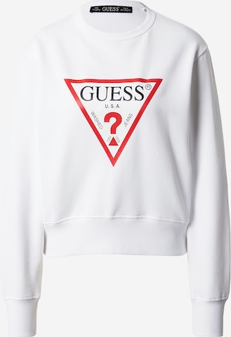 GUESS Mikina - Biela: predná strana