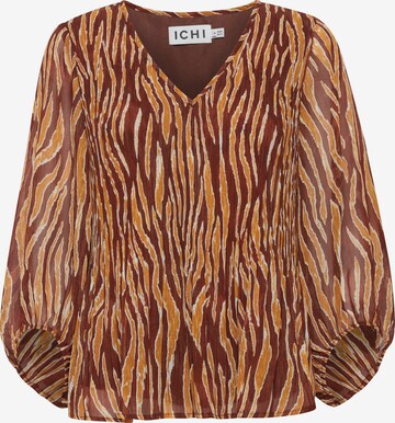 ICHI Blouse 'ILLY' in Brown: front