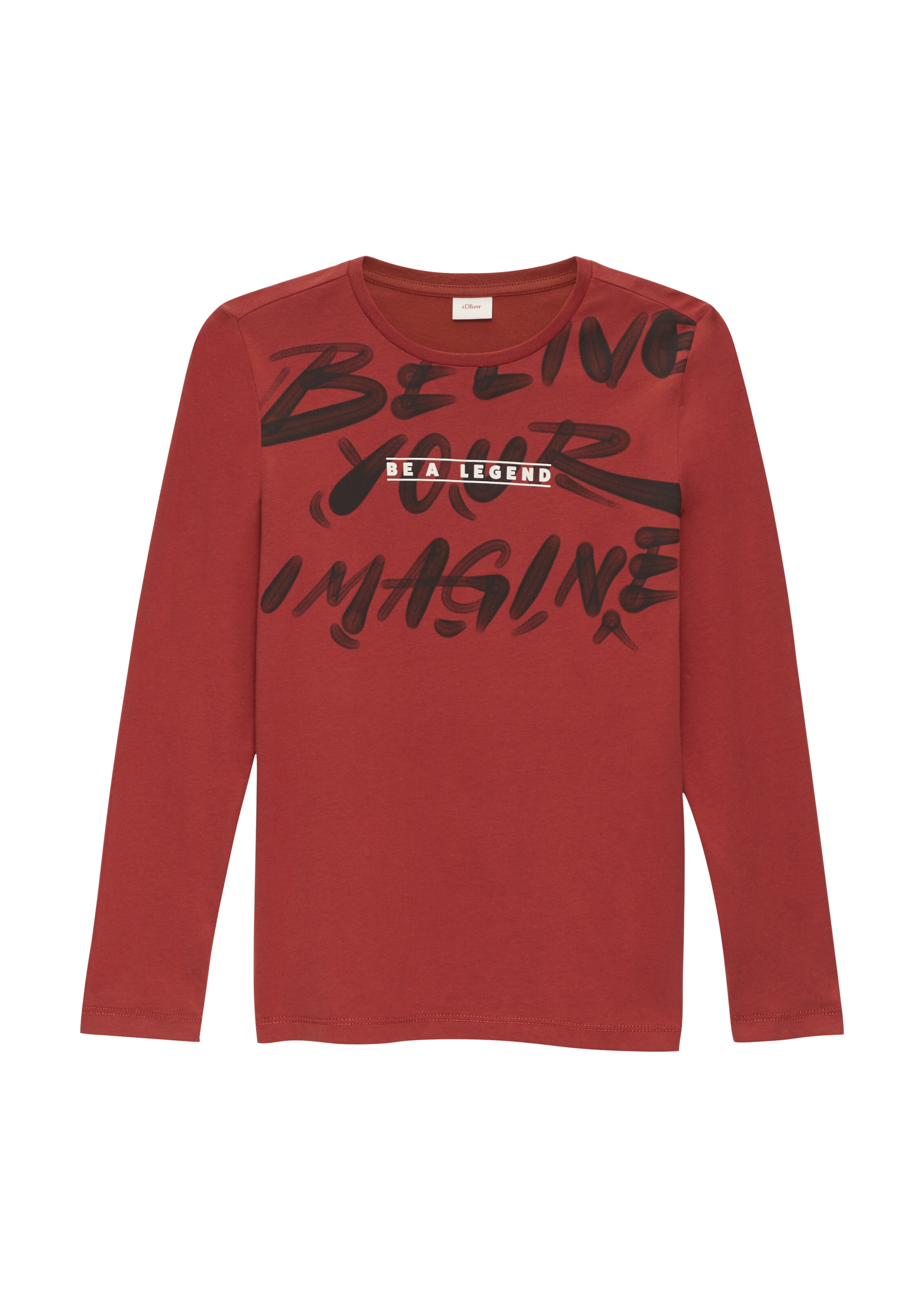 s.Oliver Shirt in Rood: voorkant