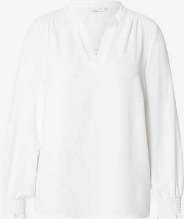 ONLY Carmakoma - Blusa 'CARMetta' en blanco: frente