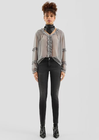 QS Skinny Jeans 'Sadie' in Grau