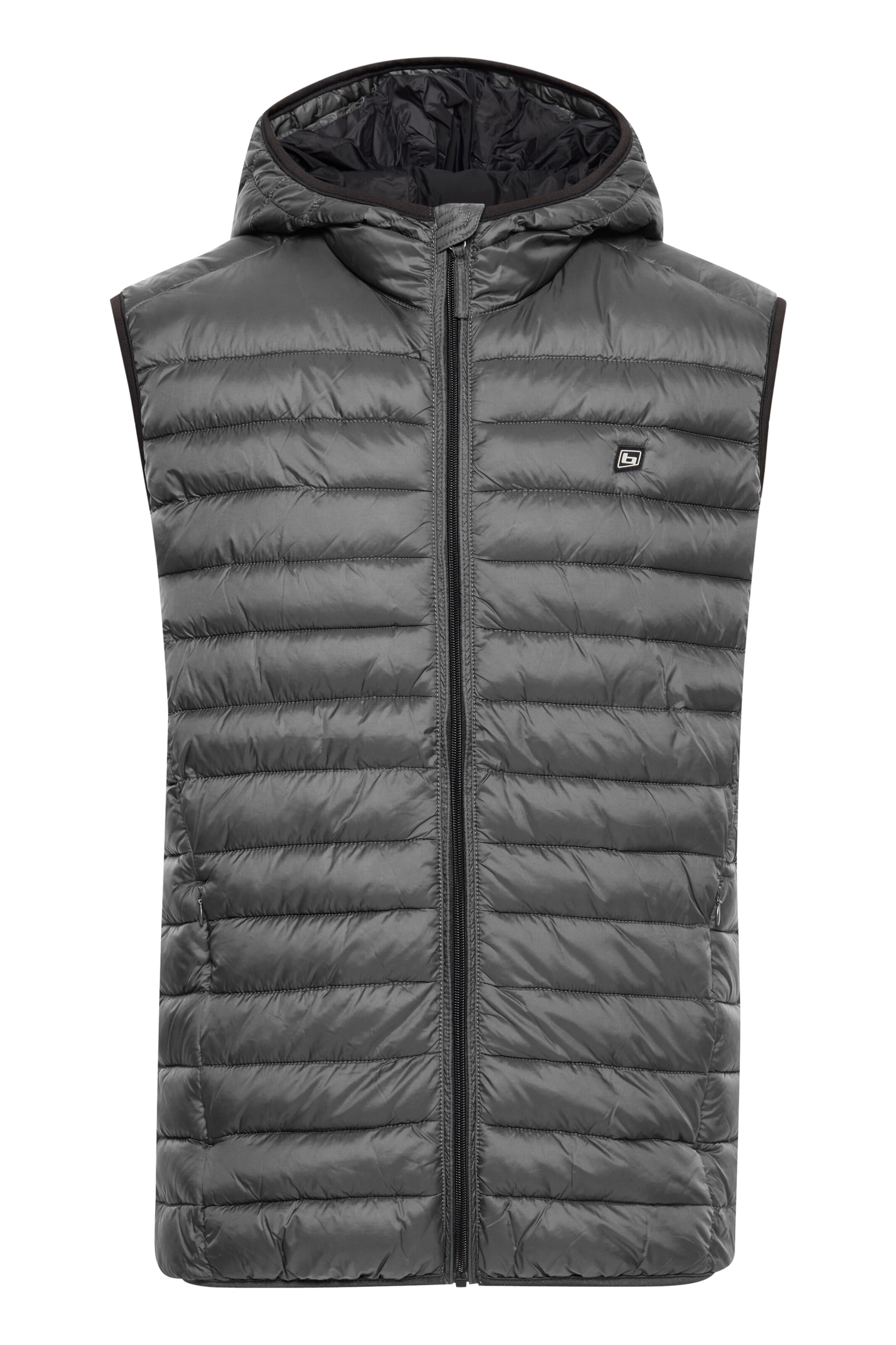 BLEND Vest 'Wojtek' in Grey: front