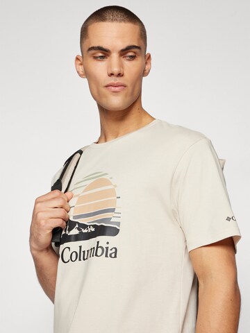 Tricou funcțional 'Path Lake' de la COLUMBIA pe bej