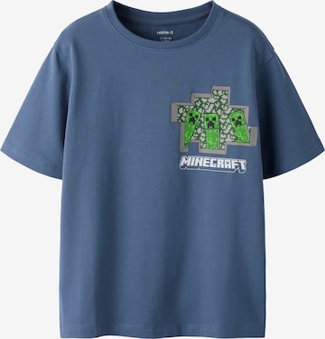 T-Shirt NAME IT en bleu : devant