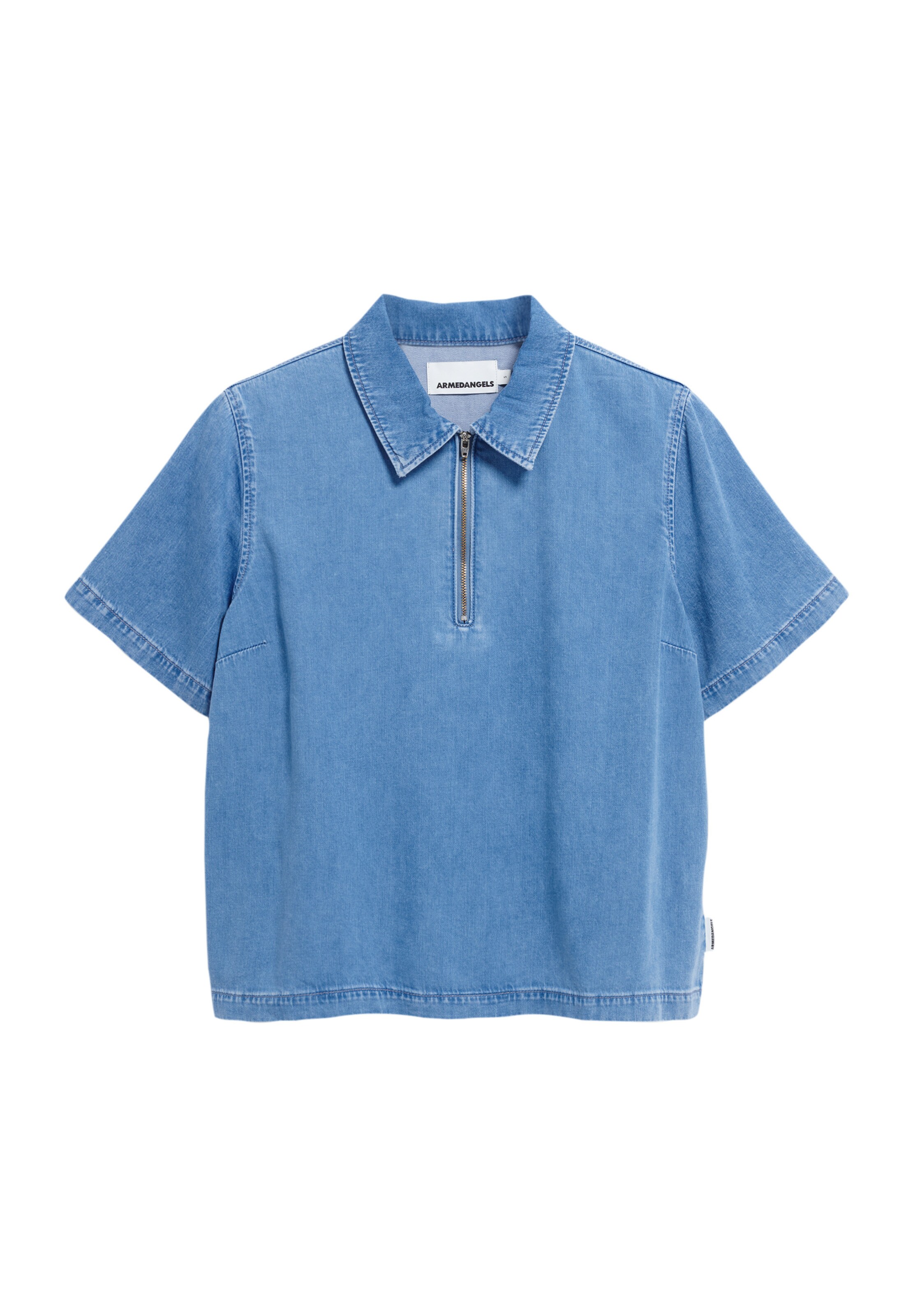 ARMEDANGELS Bluse 'Cinziaa' in Blau: Vorderseite