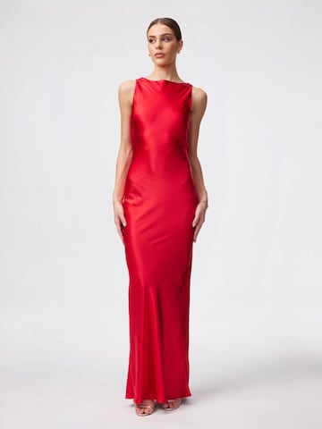 Ivory Field Kjole 'Alice Evening Dress in red' i rød: forside