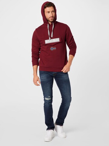 NAPAPIJRI Sweatshirt in Rood