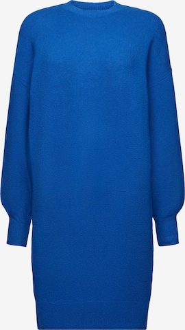 Robes en maille ESPRIT en bleu : devant