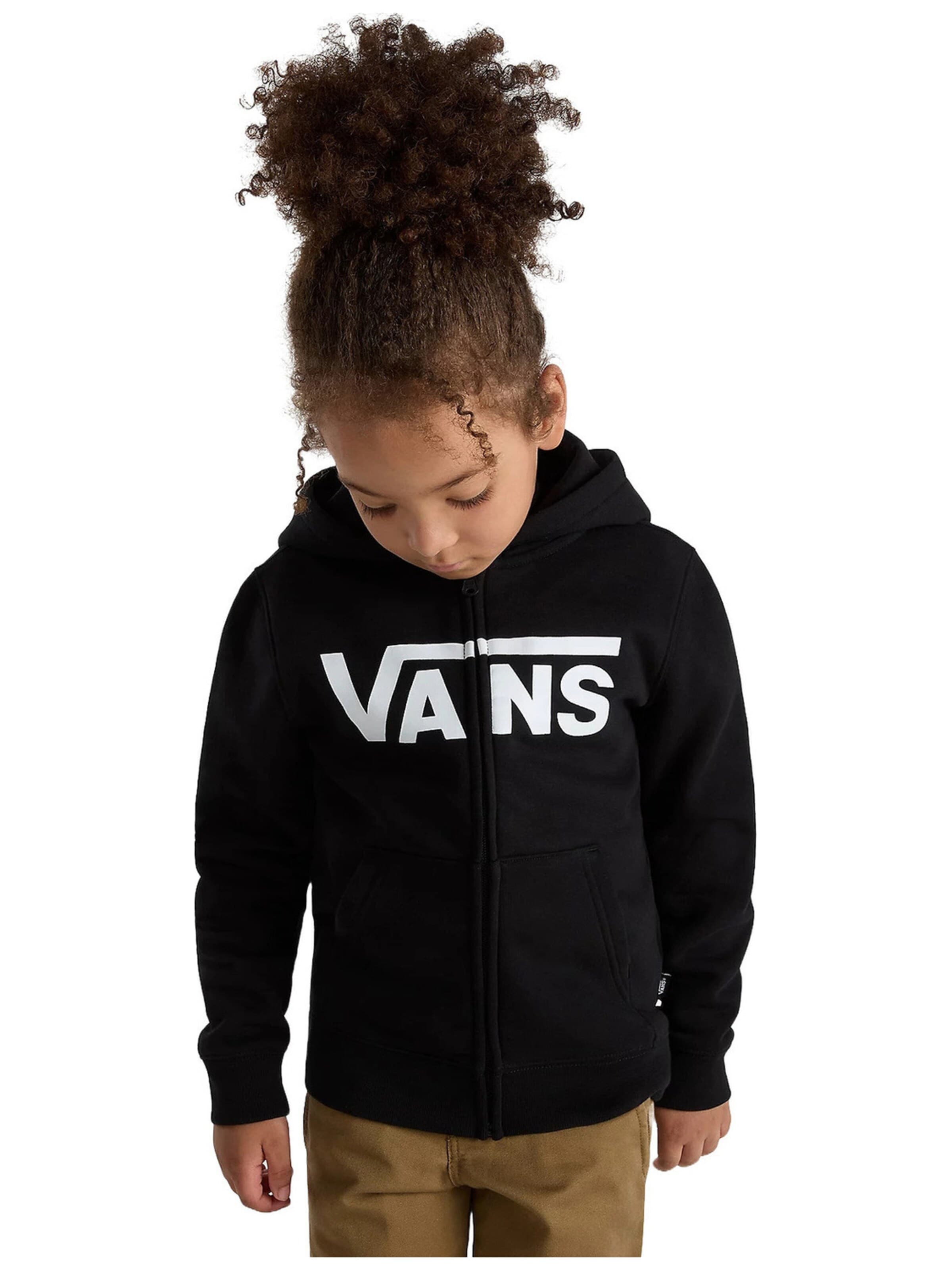 VANS - Sudadera con cremallera 'Vans Classic Fz' en negro: frente
