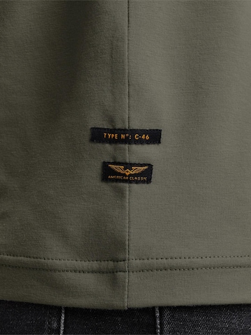 PME Legend T-shirt 'PME LEGEND - T-shirt with logo' i grön