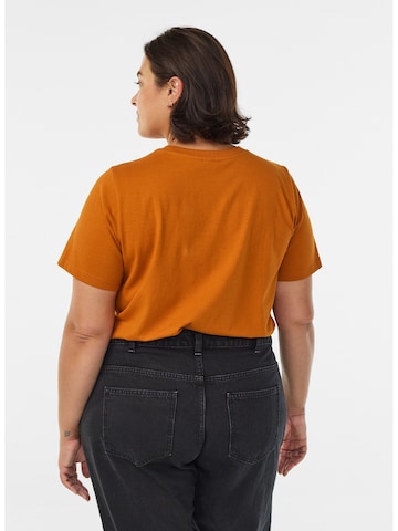 Zizzi Shirt 'Charlin' in Oranje