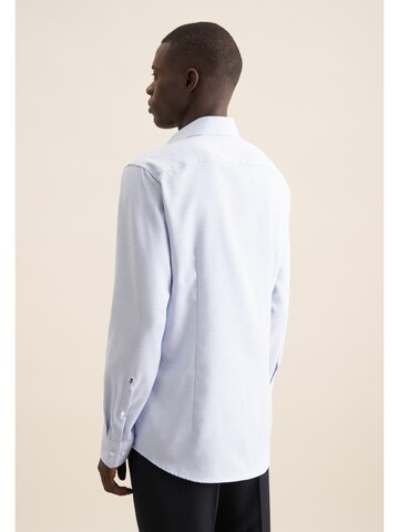 SEIDENSTICKER Slim Fit Hemd in Blau