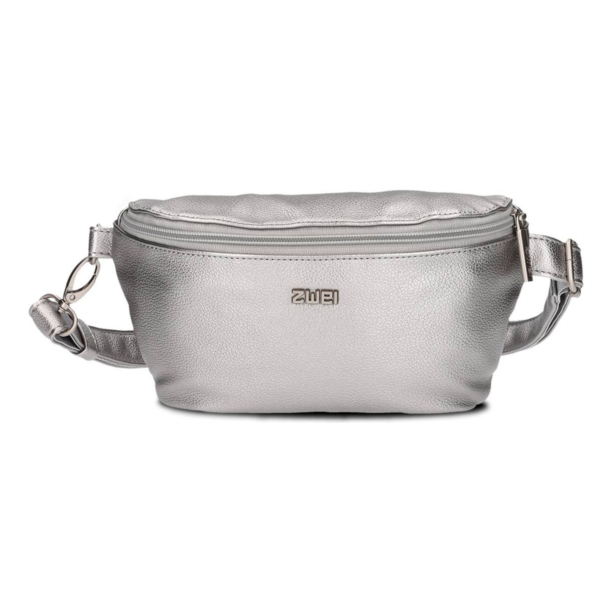 ZWEI Belt bag 'Mademoiselle' in Silver: front