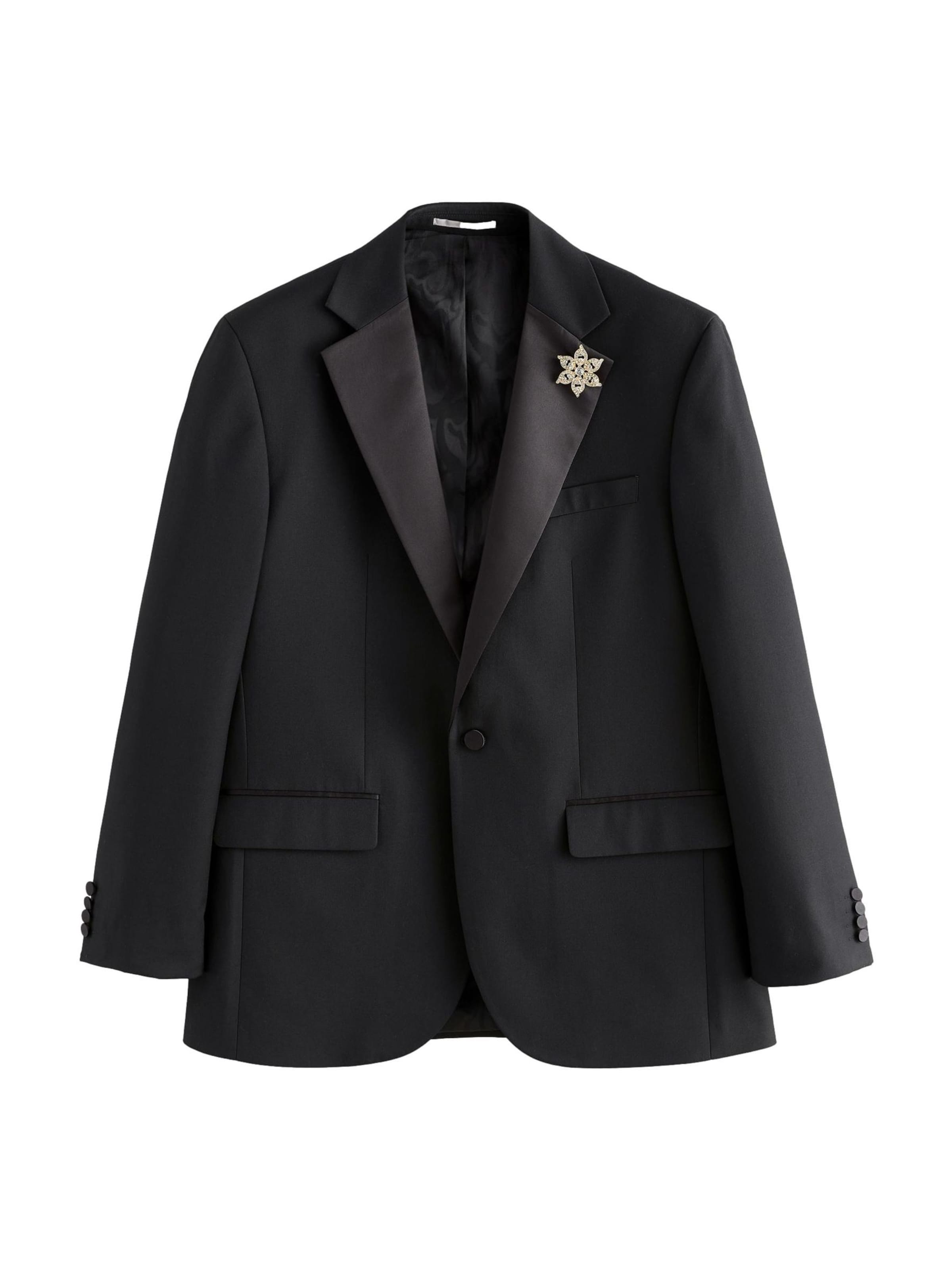 Next Comfort fit Colbert in Zwart: voorkant
