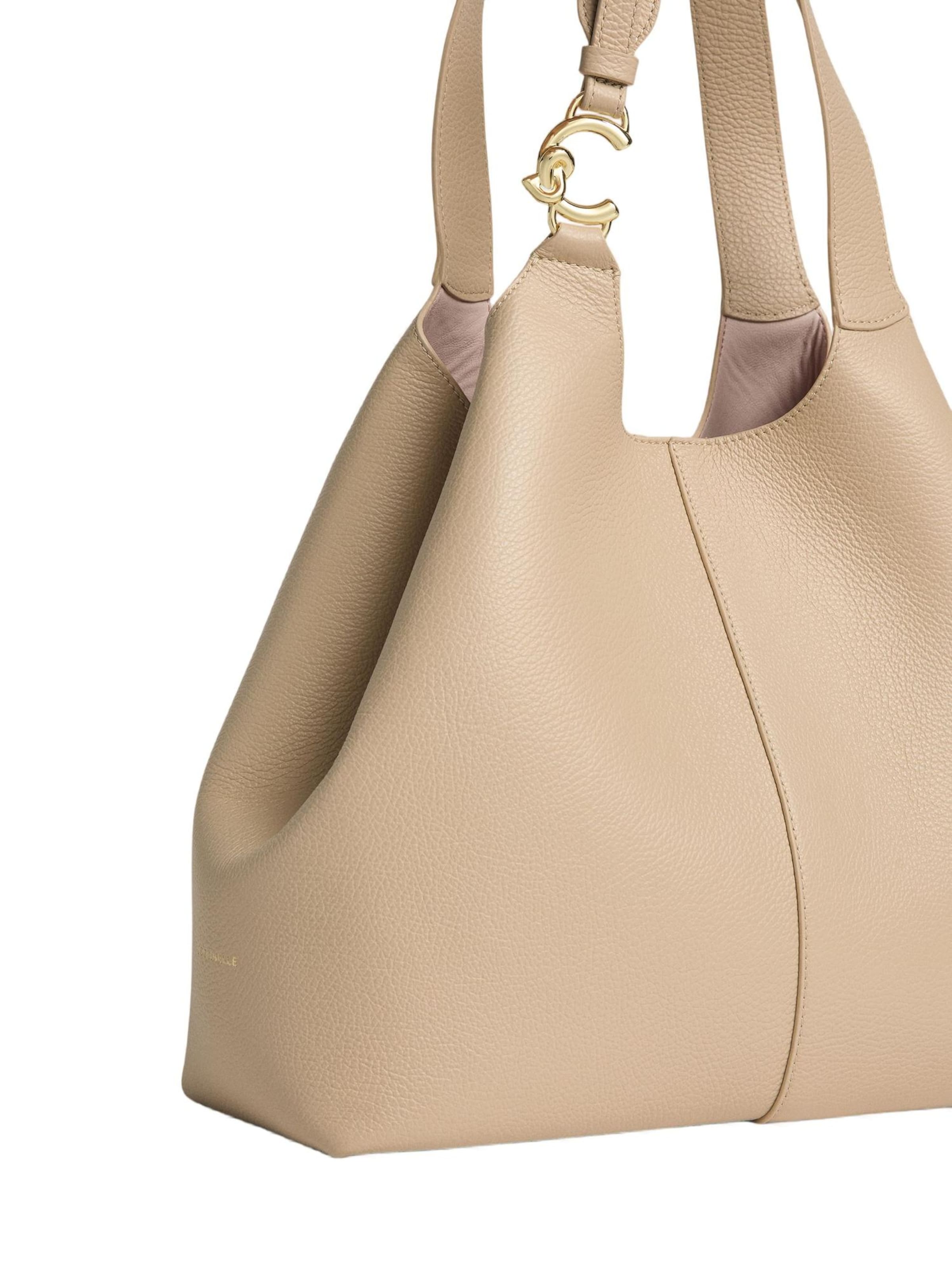 Borsa a spalla 'C-Easy S26 1' di Coccinelle in beige