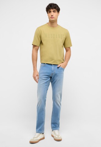 MUSTANG Slimfit Hose 'Style Oregon' in Blau: Vorderseite